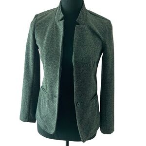 Banana Republic lightweight jacket/ blazer in black and white size Petite XXS